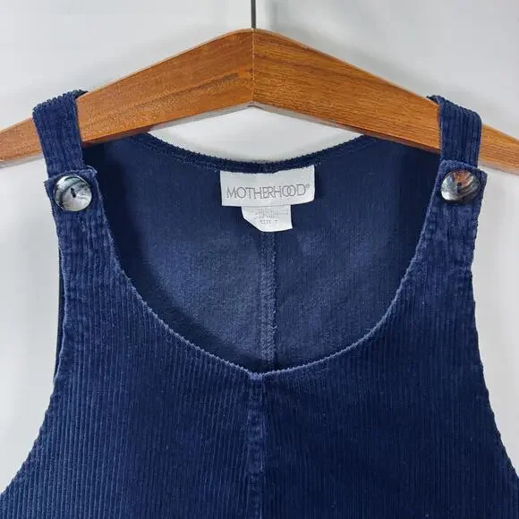 VTG 90’s Motherhood Corduroy Jumper Dress - M - Picture 3 of 7